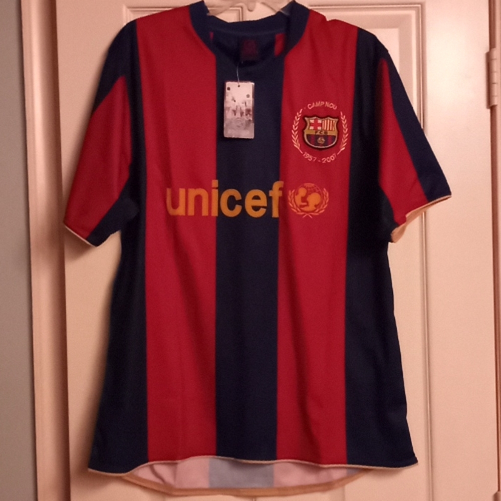 Mens Unicef soccer jersey